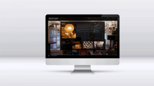 Website for chandelier company.